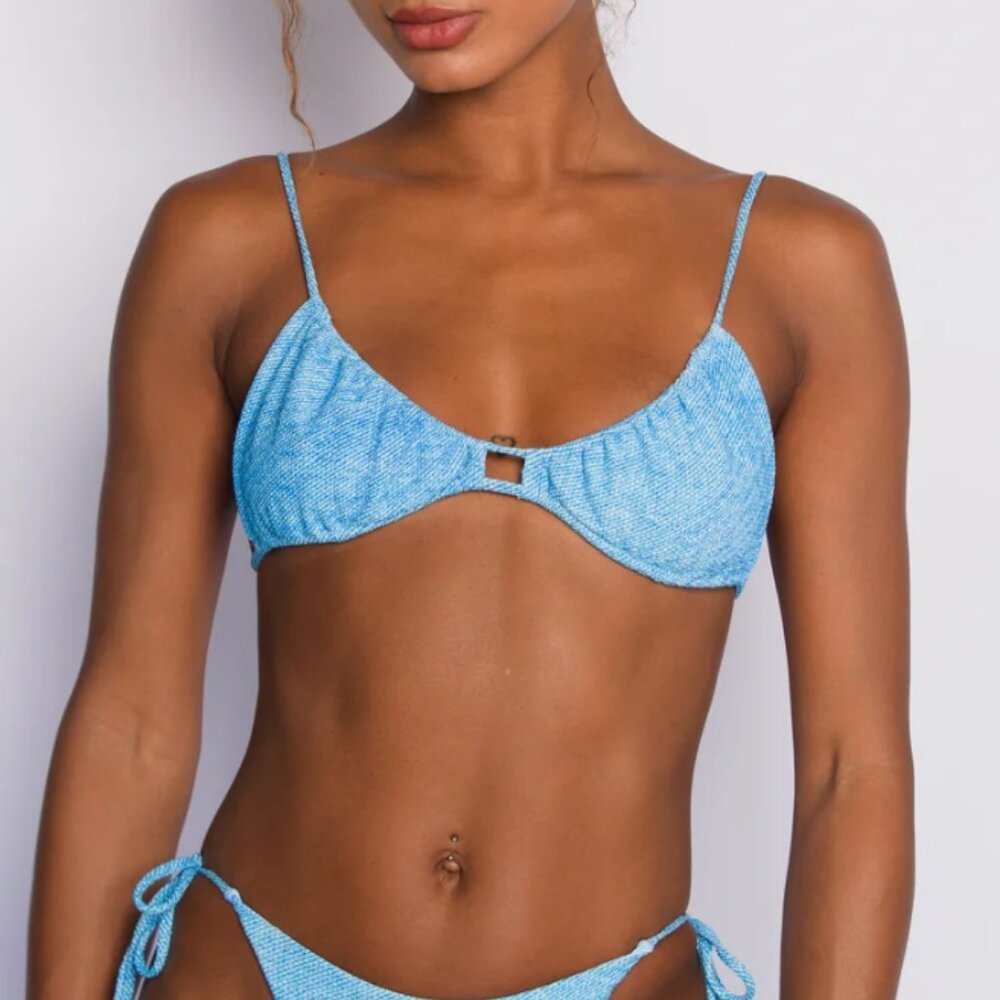 NWT Skatie Kahea Top - Blue Jean